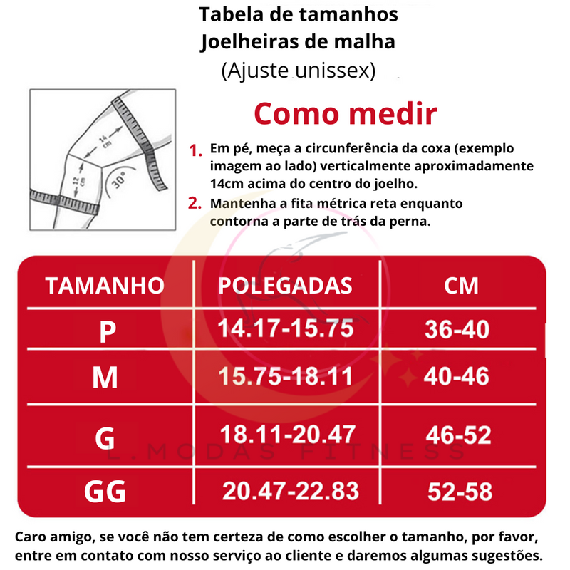 Joelheira de Compressão Patelar