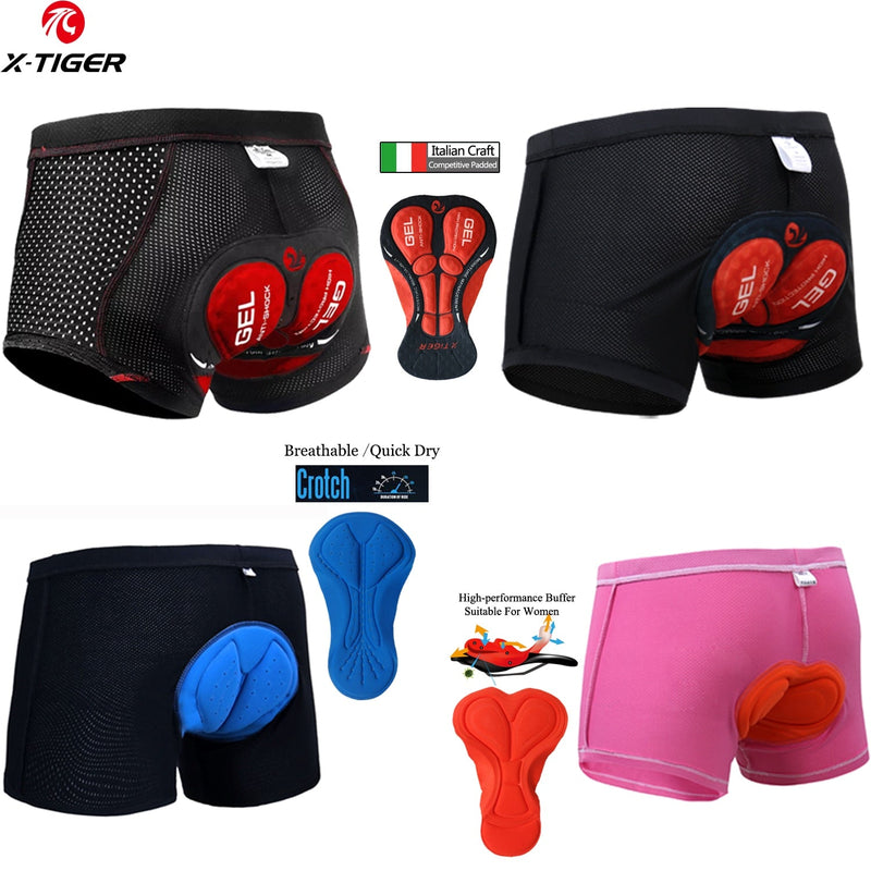 Shorts de Ciclismo Confort Gel